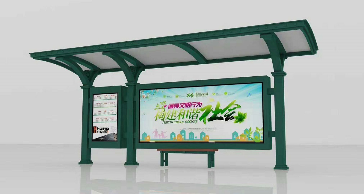 公交候車亭視頻安裝案例