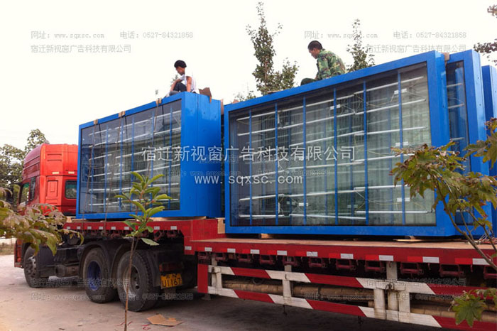 湖北30多臺(tái)大型候車亭發(fā)車